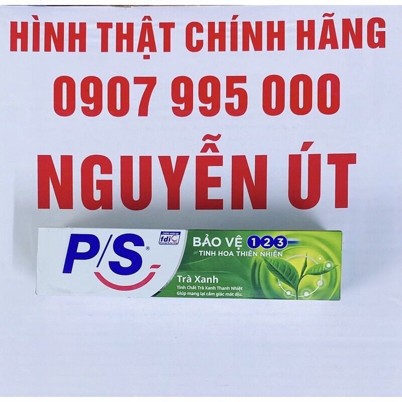 Kem đánh răng ps 123 trà xanh 180g