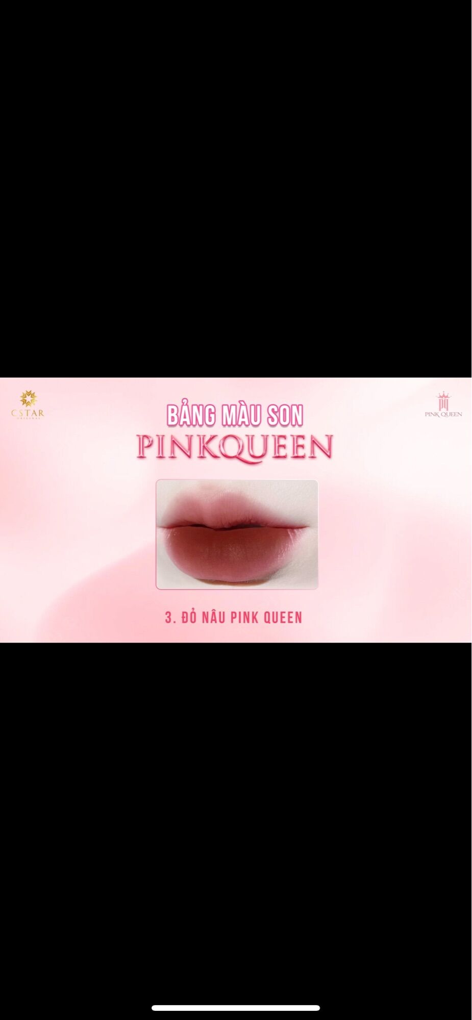 Son Lì Pink Queen Đỏ Nâu