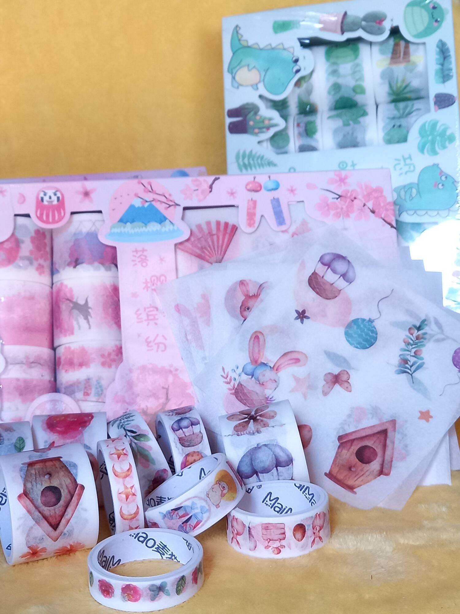 WASHI HỘP LOẠI LỚN KÈM STICKER