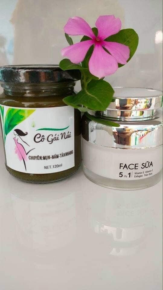 Combo Cô Gái Núi( Mặt Nạ + face sữa)