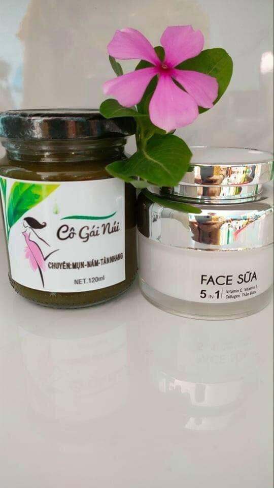 Combo Cô Gái Núi( Mặt Nạ + face sữa)