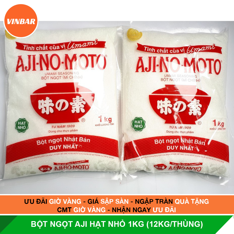 Bịch bột ngọt Ajinomoto 1kg hat to