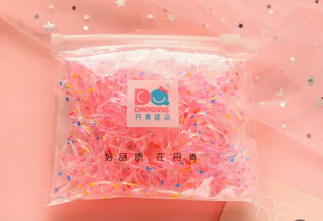 THUN CỘT TÓC CHO BÉ. ☆☆☆DÂY THUN CỘT TÓC ĐÀN HỒI ĐA NĂNG ( tặng kèm túi zip xinh xắn)