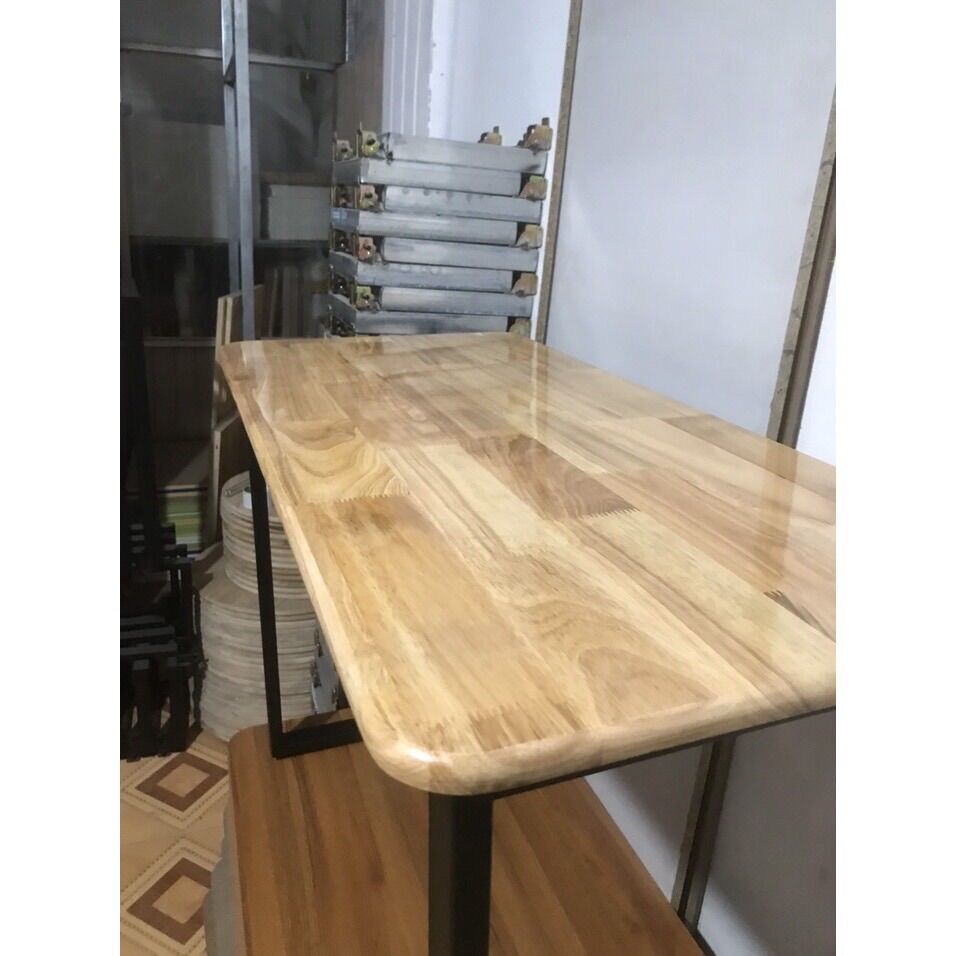 Bàn gỗ cao su 50*100 cao 75cm