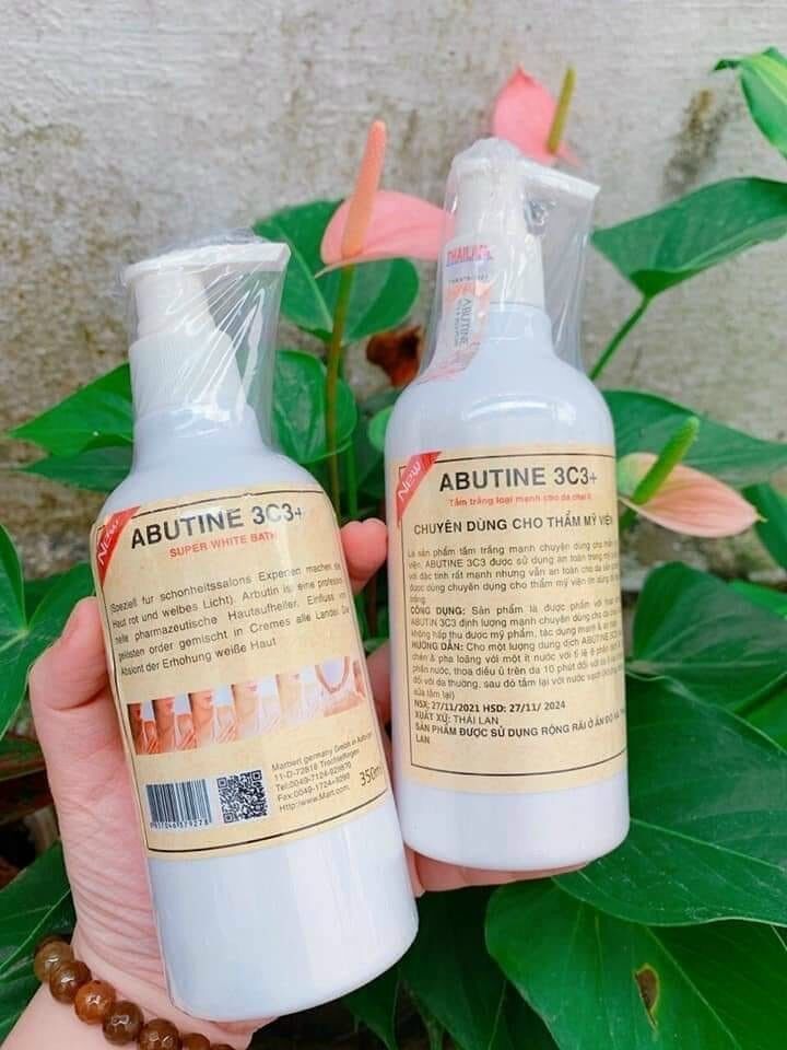 Tắm ủ trắng abutine 3c3 350ml