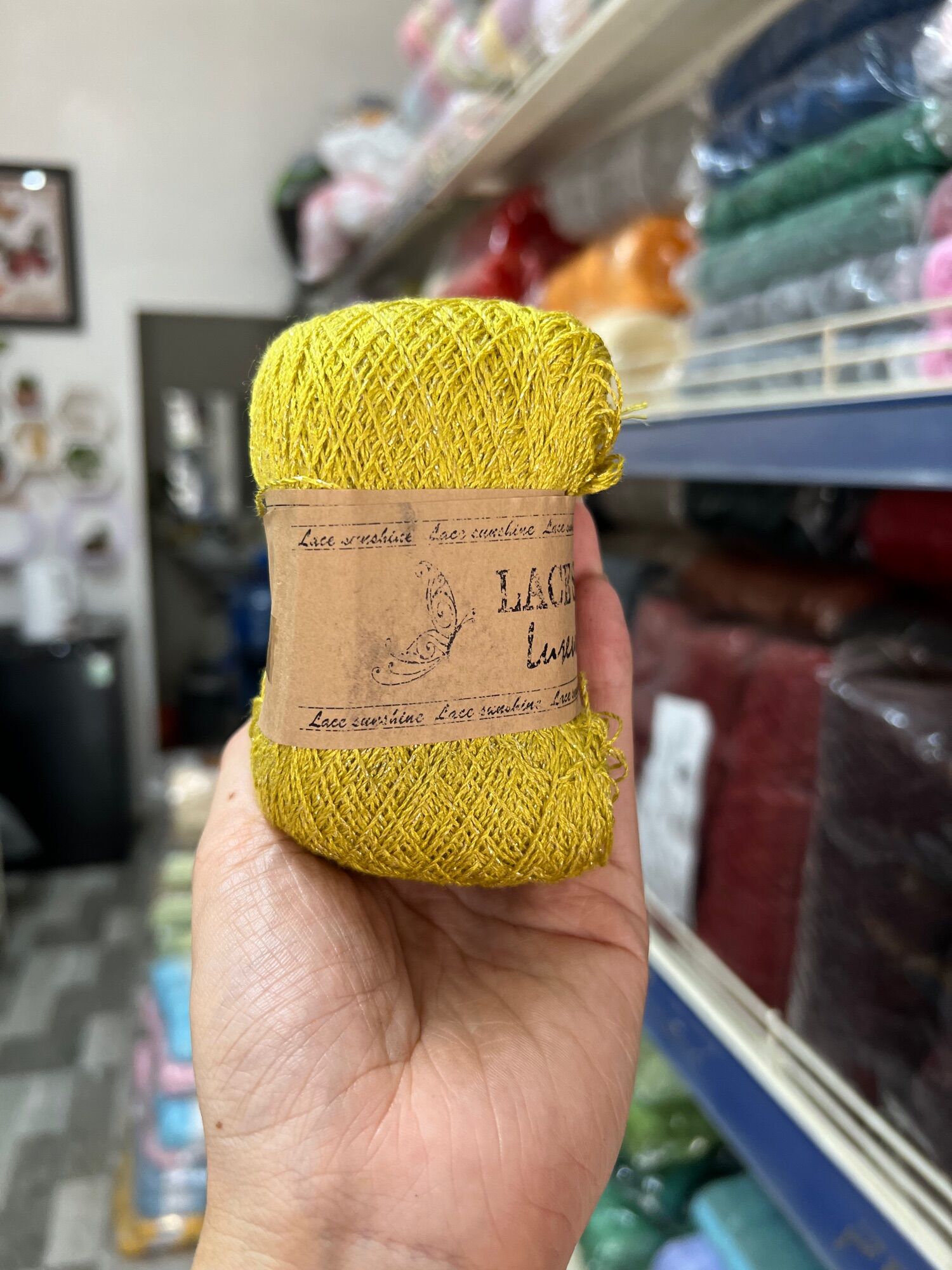 Sợi lace nhũ