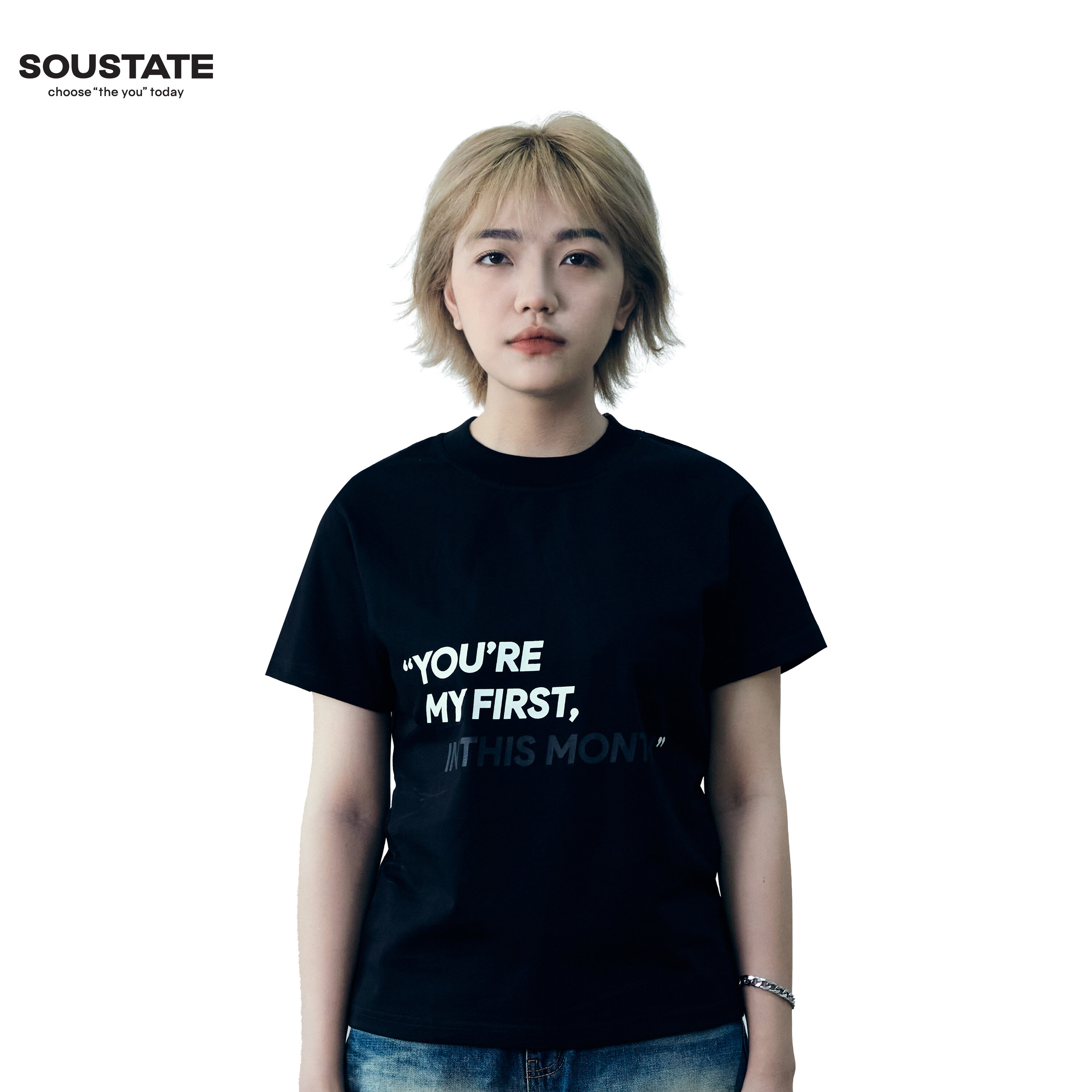 Áo thun classic fit soustate "you are my first..."
