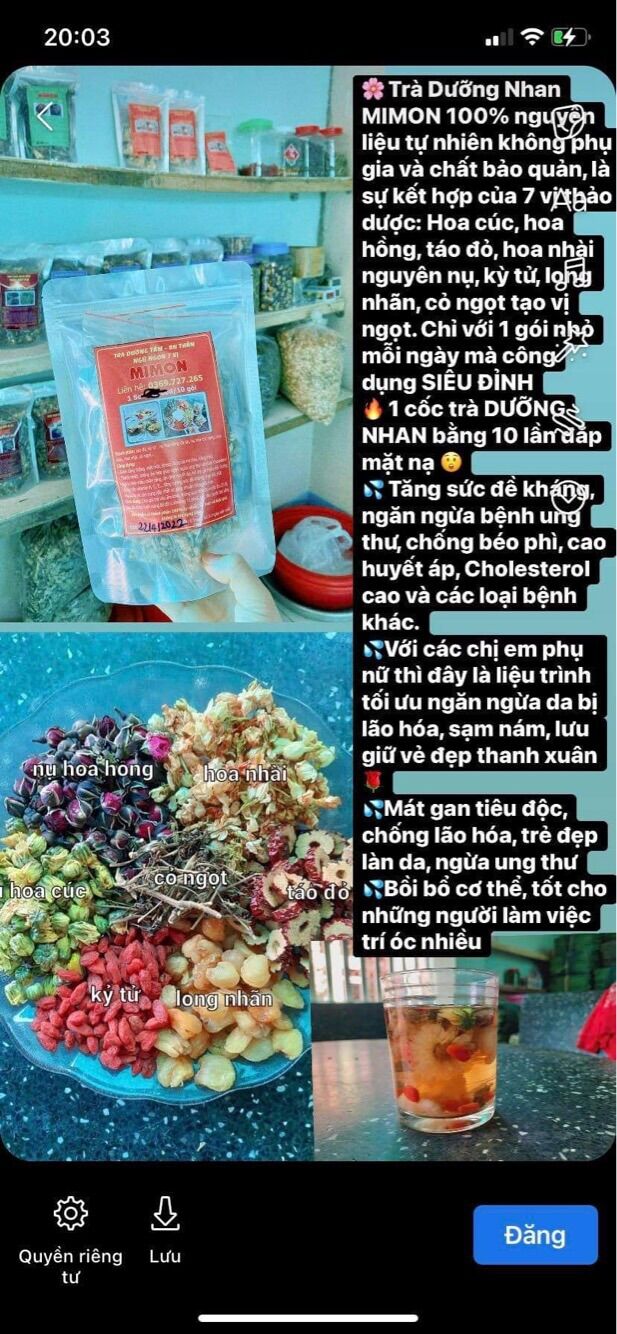Trà thảo mộc- trà dưỡng nhan(1kg)