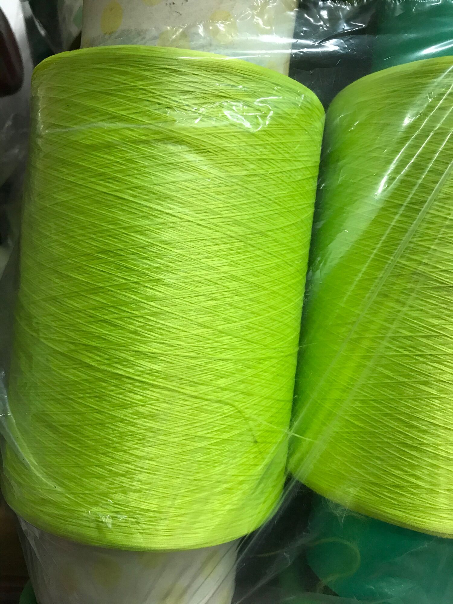 Tơ vắt sổ 150D màu xanh đọt chuối non