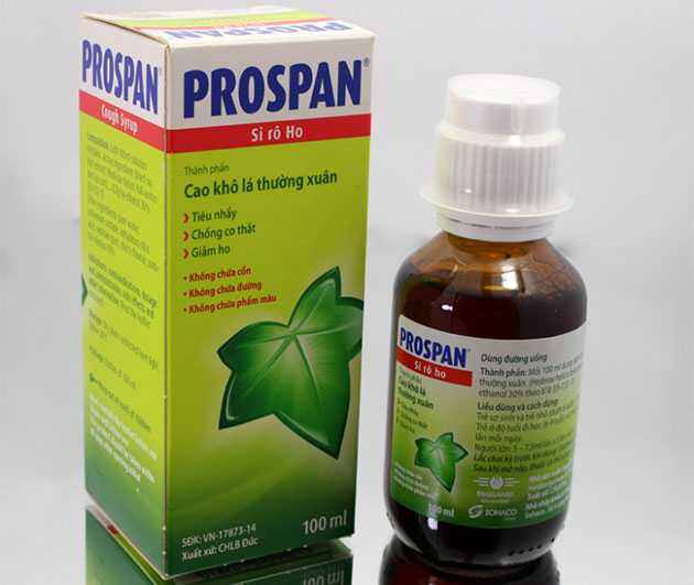 Siro ho Prospan 100ml nhập khẩu Đức dành cho trẻ em và người lớn