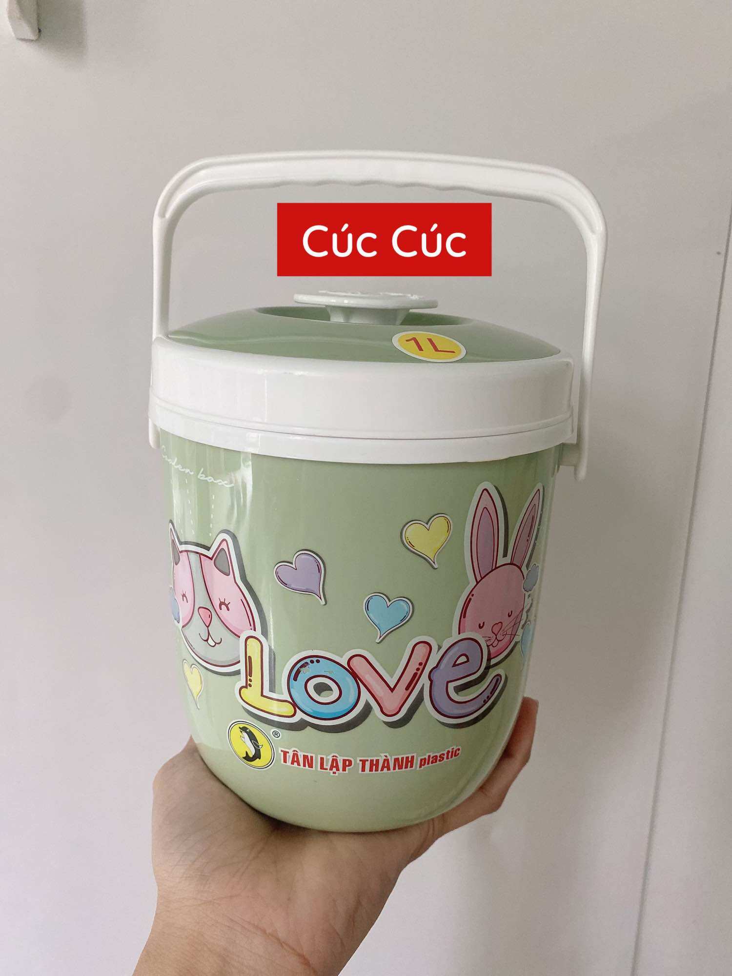 Bình giữ nhiệt 1 lít - xô đá mini 1 Lit Tân Lập Thành