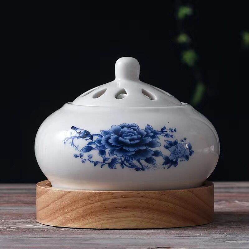 Lư Xông Hương Điện Tử Điều Chỉnh Nhiệt Độ Hẹn Giờ Lư Đàn Hương Trầm Hương Lư Xông Hương Gốm Cắm Điện Gia Dụng