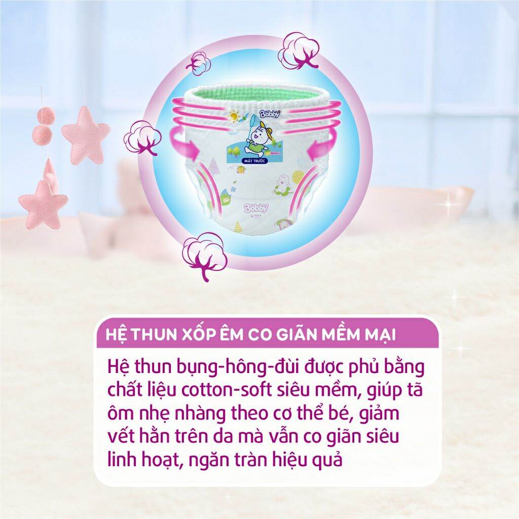 [HCM]Tã bỉm quần Bobby XL 12 miếng