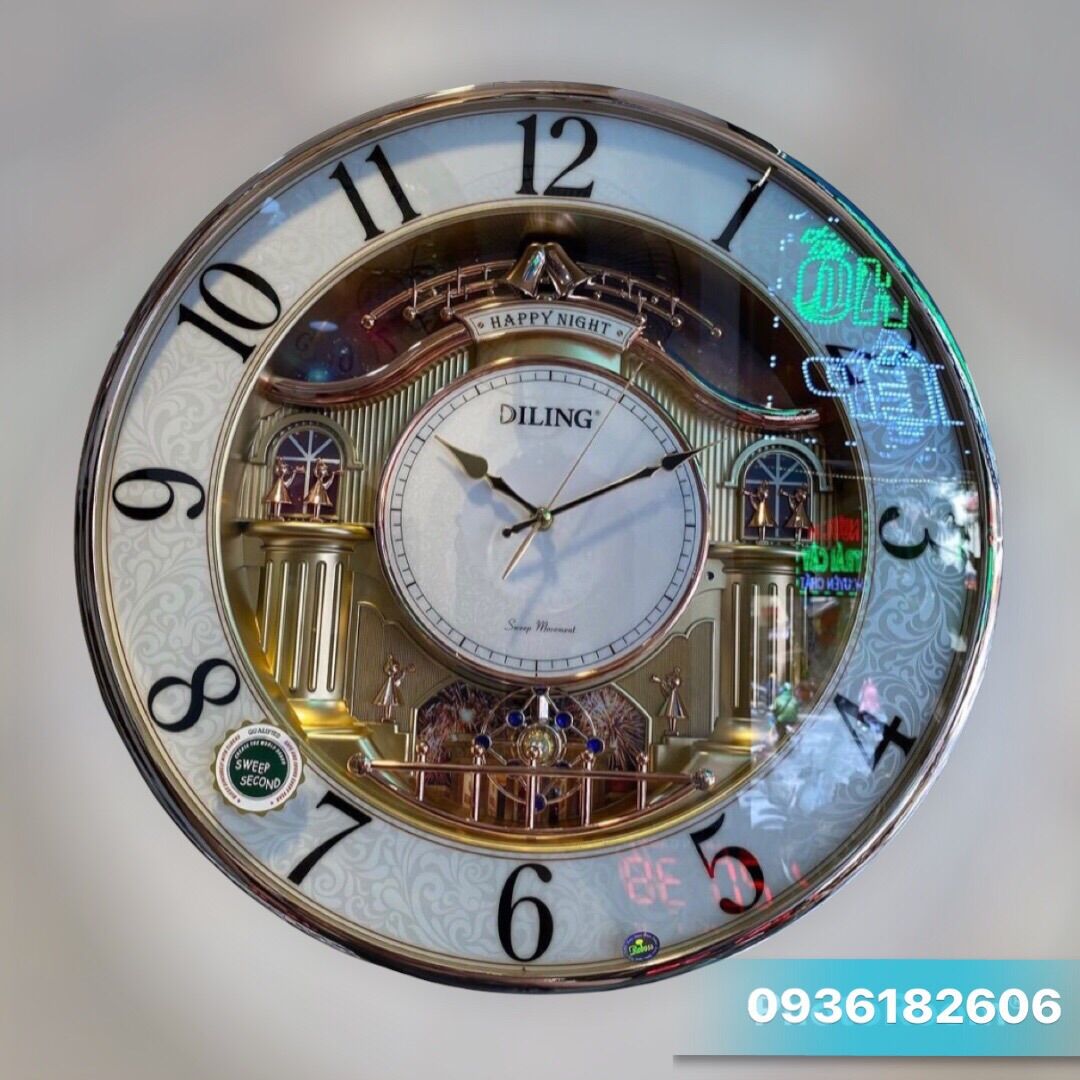 ĐỒNG HỒ TREO TƯỜNG QUẢ LẮC DILING