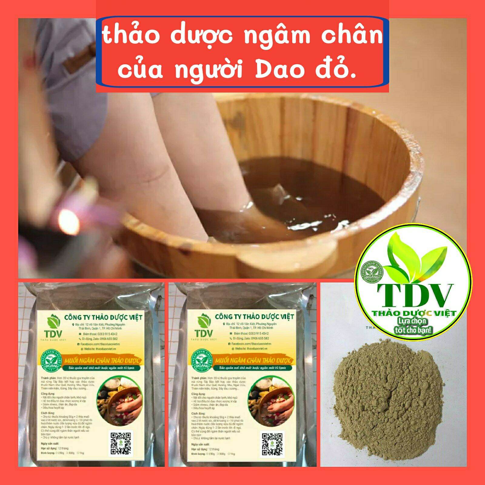 1Kg Bột Ngâm Chân