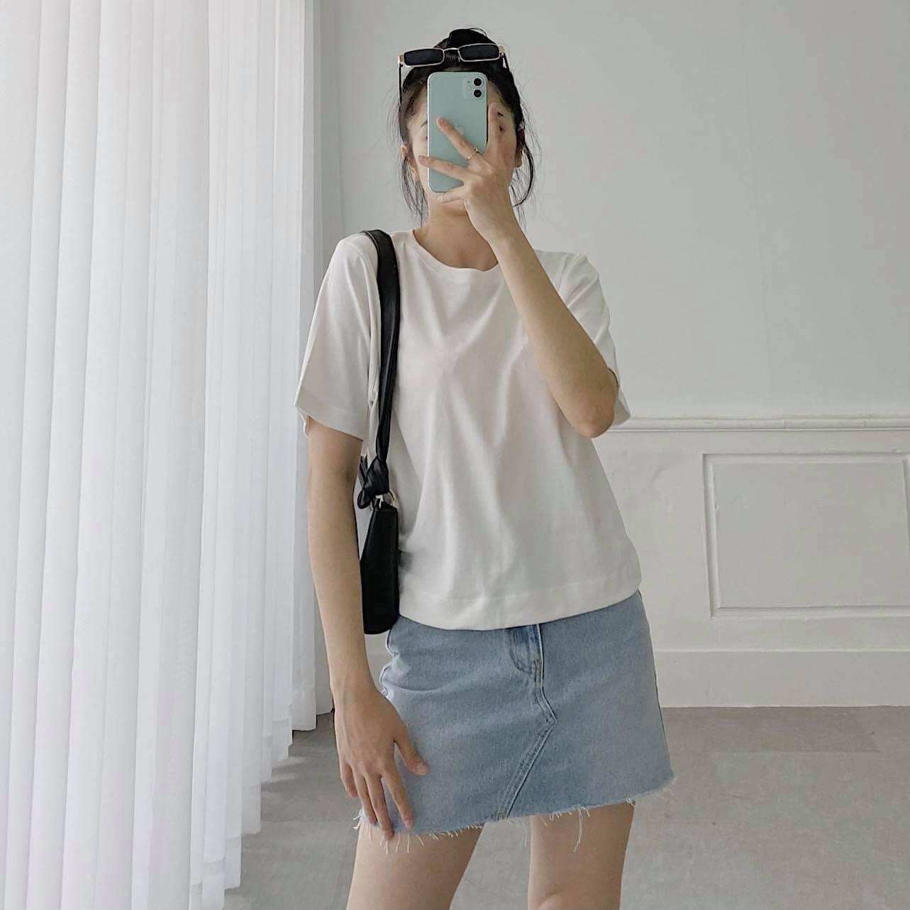 Áo thun Babytee Trơn Cá Tính, Áo Thun Nữ Babytee cotton co dãn