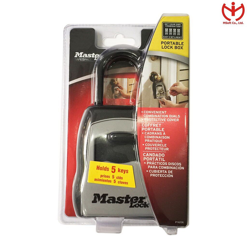 Hộp khóa số đựng chìa khóa master lock 5400 eurd - msoft