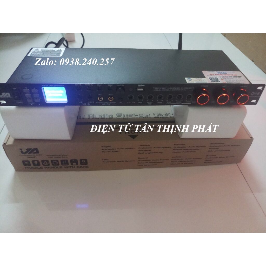 Vang cơ lai số JA DX-6 có bluetooth và cổng quang optical, usb hàng chính hãng JA bảo hành 24 tháng - JA DX6