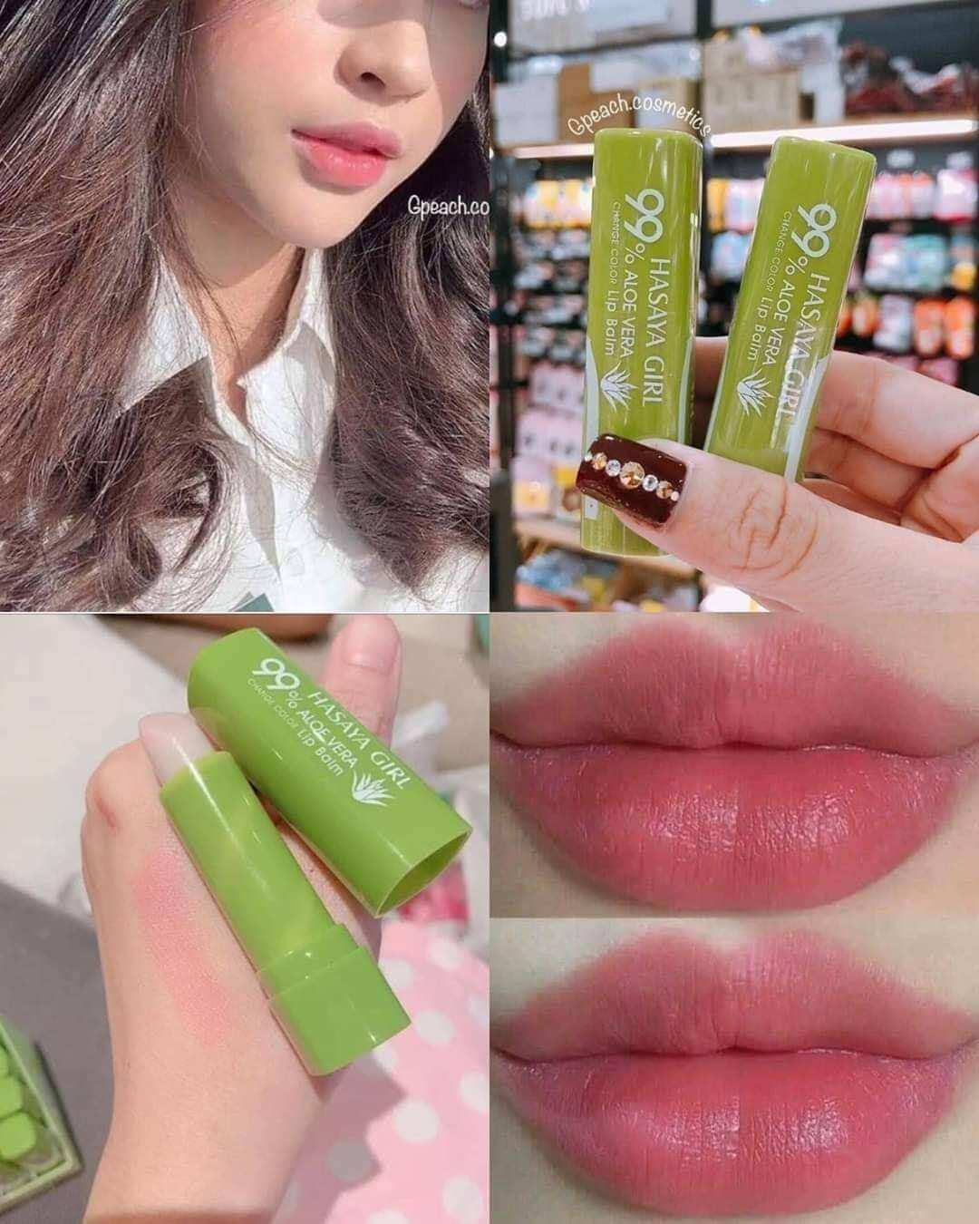Son Dưỡng Môi Hasaya Girl Nha Đam Thái Lan - dưỡng hồng môi, làm mềm môi