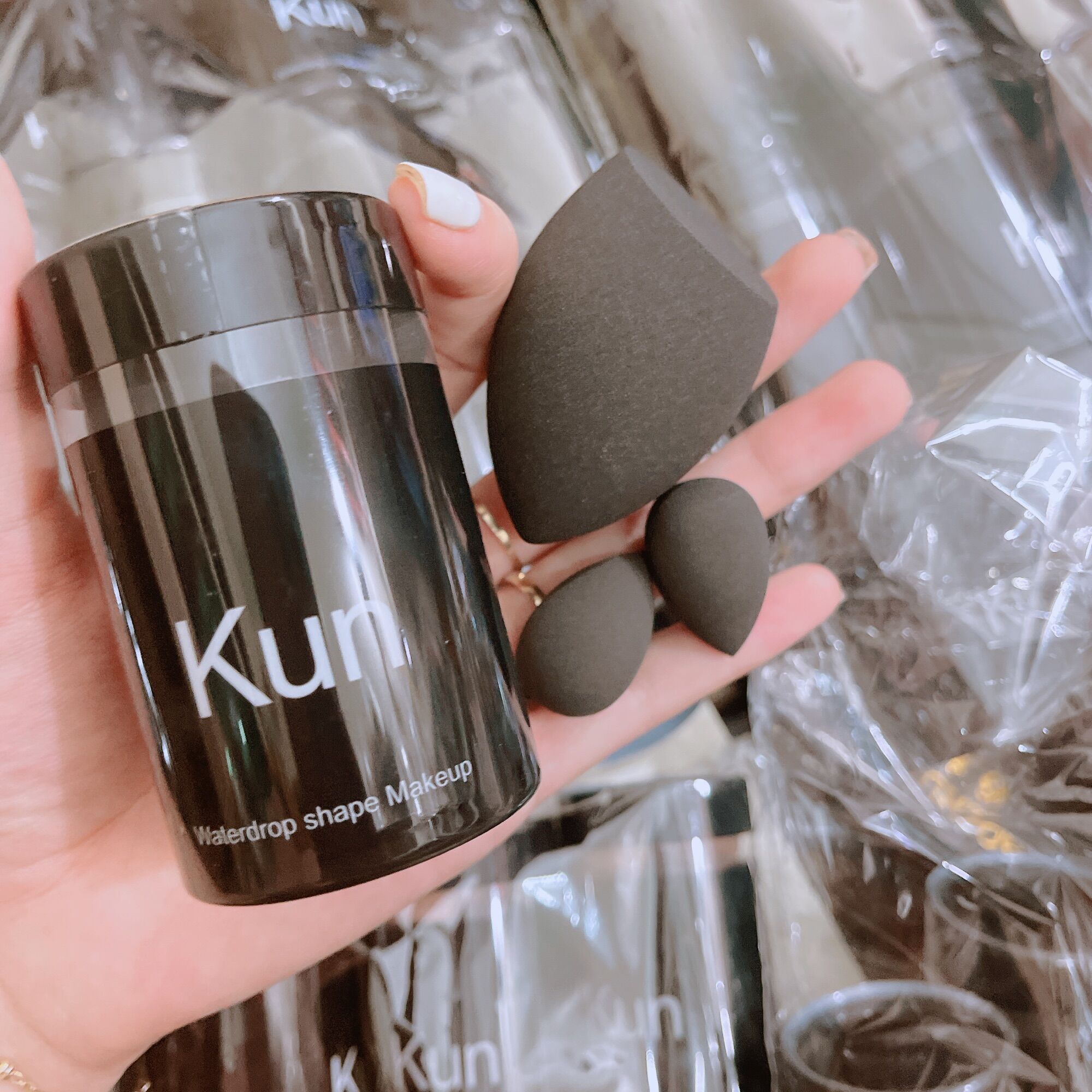 Bông Mút Kun Tán Kem Nền Set 3 Mút Đủ Màu [Chính Hãng]