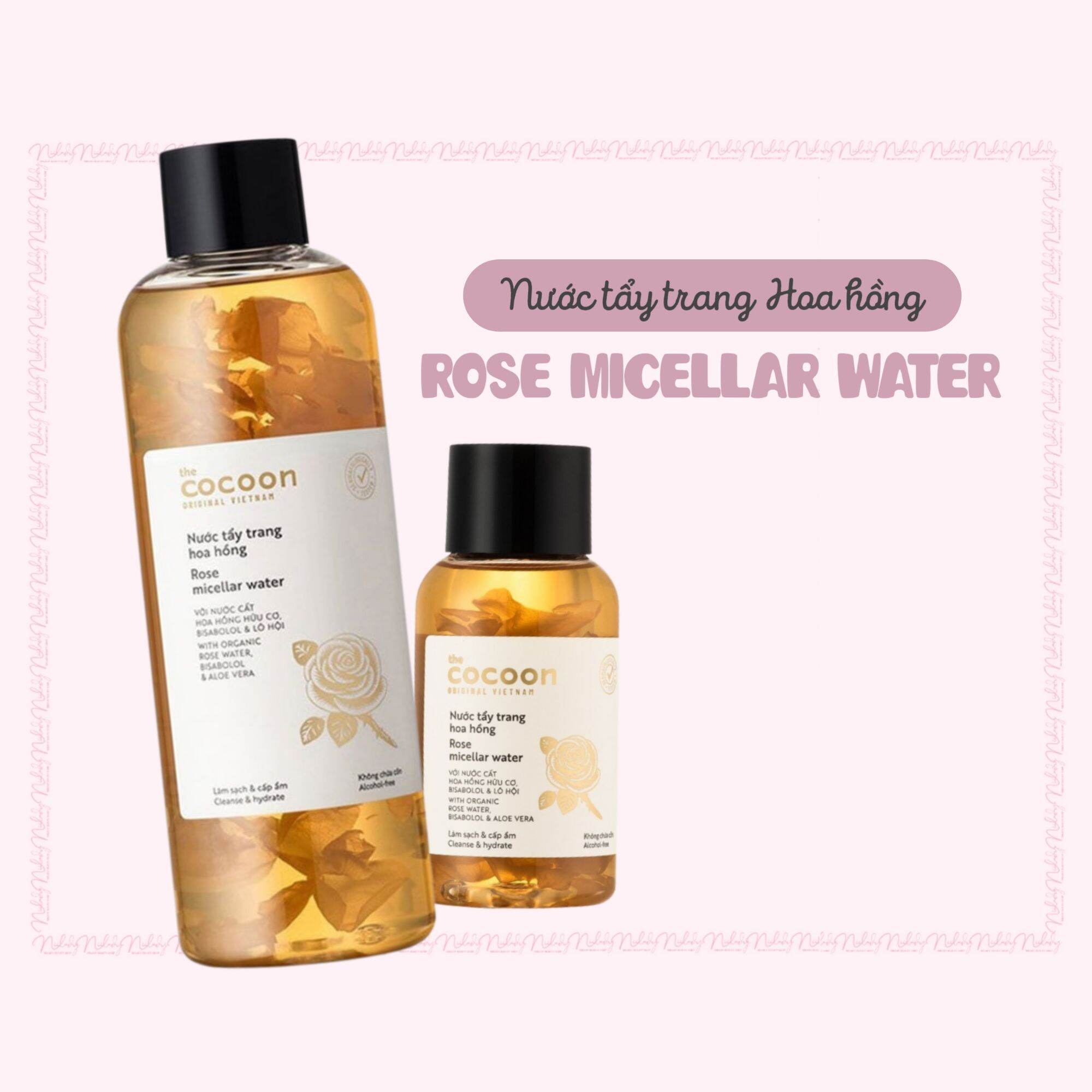 Nước tẩy trang Hoa Hồng Cocoon Rose Micellar Water