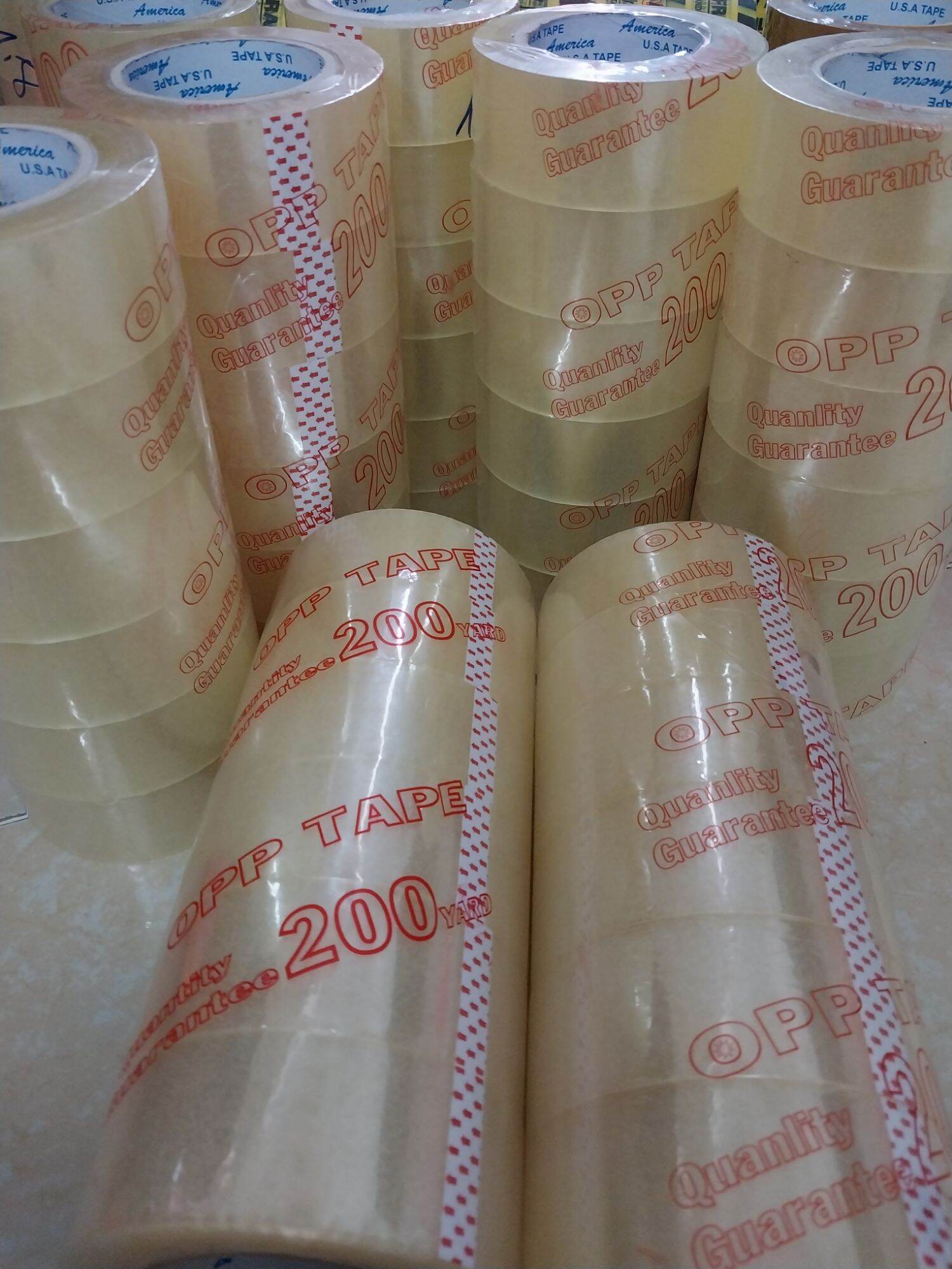 Băng keo trong Băng dính gói hàng cây 1.9kg/6 cuộn 200 yard loại cao cấp
