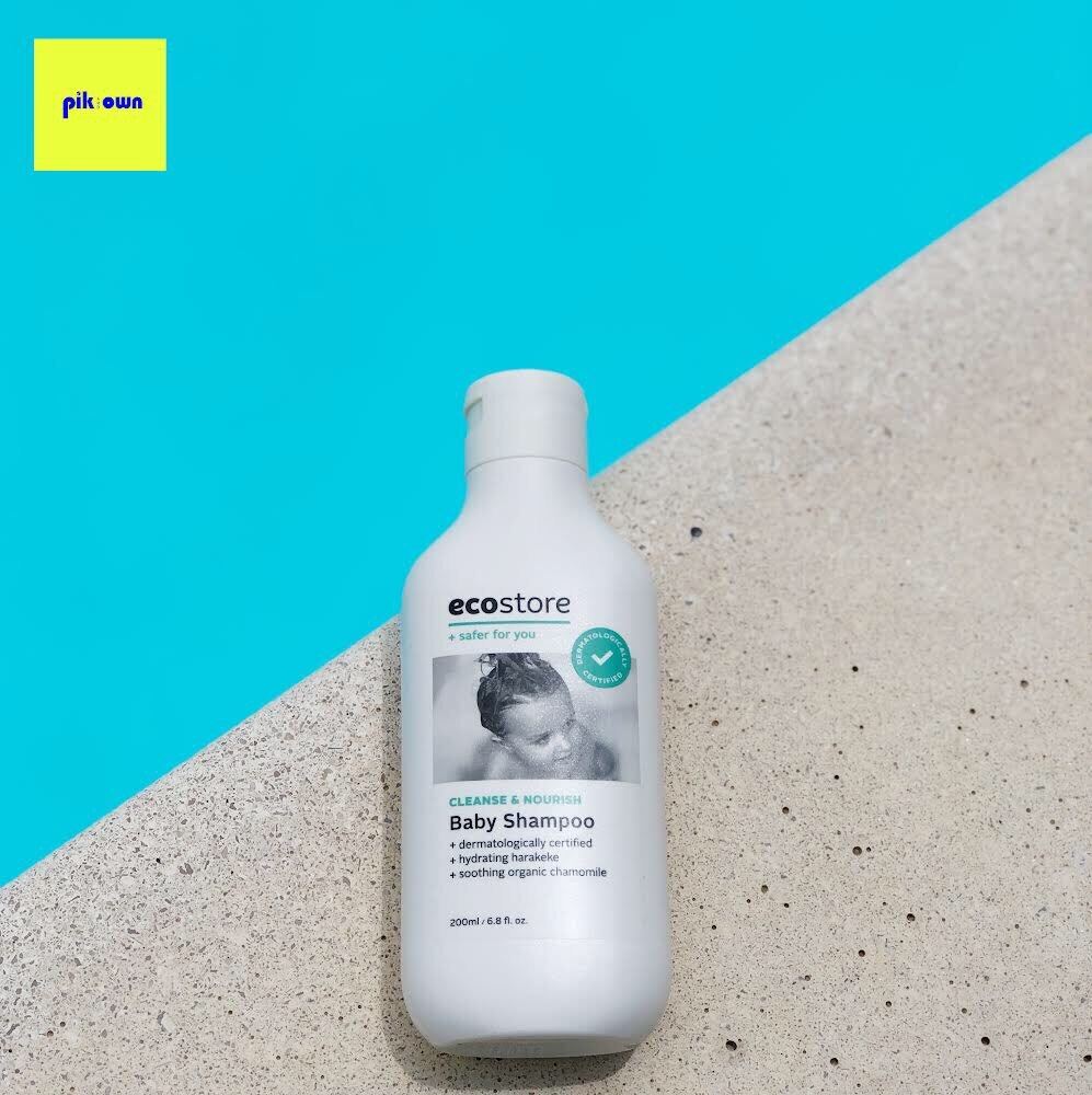DẦU GỘI CHO BÉ GỐC THỰC VẬT ECOSTORE 200ML - DÙNG ĐƯỢC CHO BÉ SƠ SINH