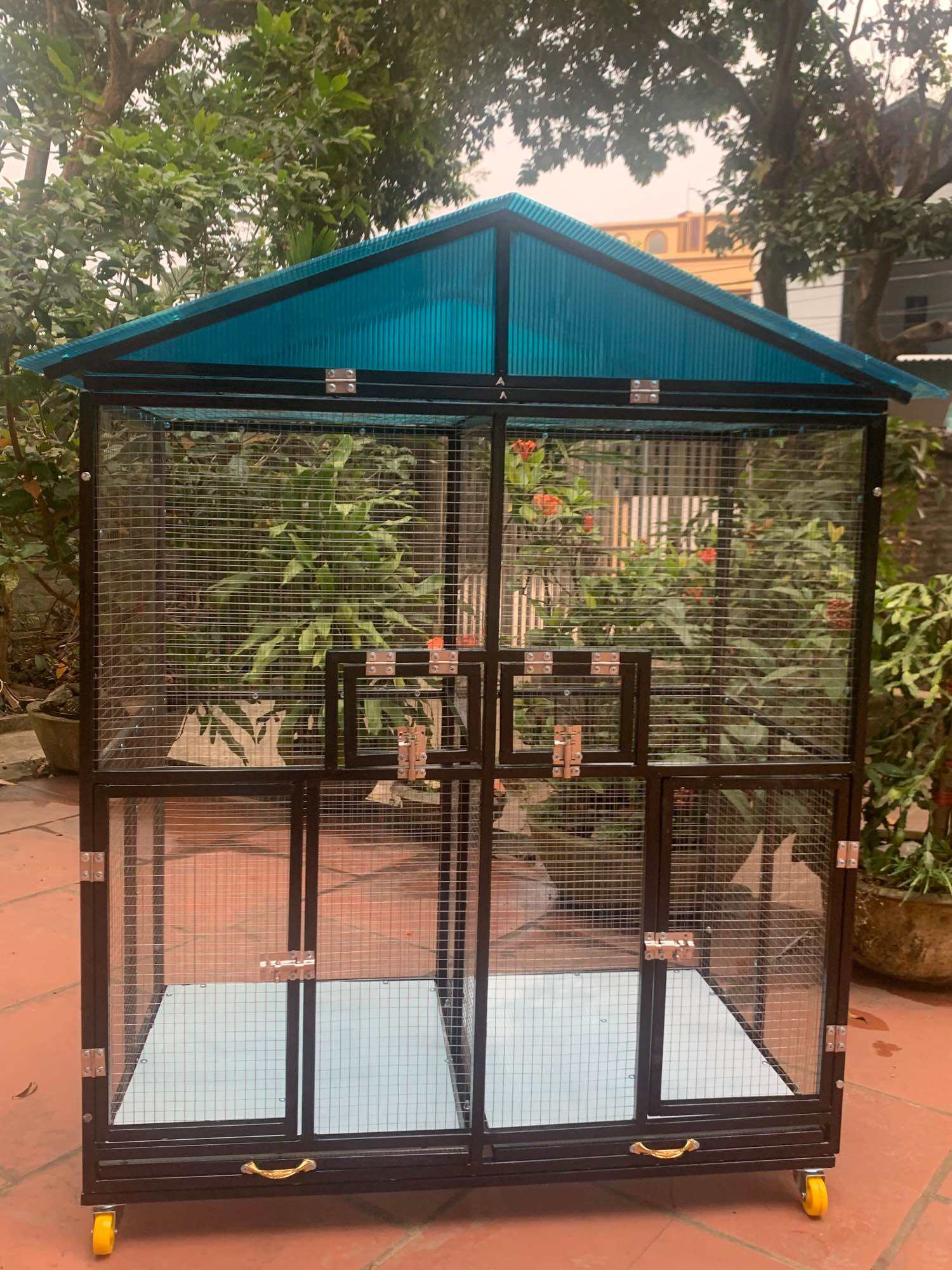 Lồng chim avi lắp ghép kt: 60-100-130cm