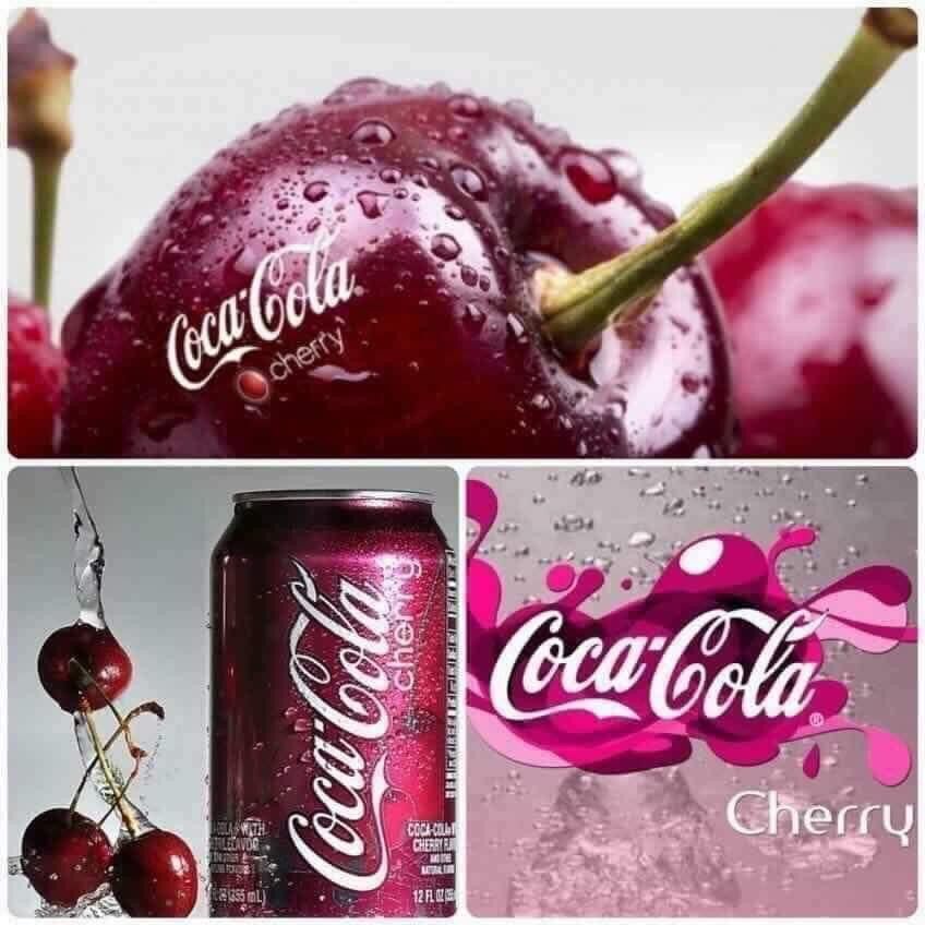 Nước ngọt Coca Cola Cherry của Mỹ - Thùng 12 lon 355ml