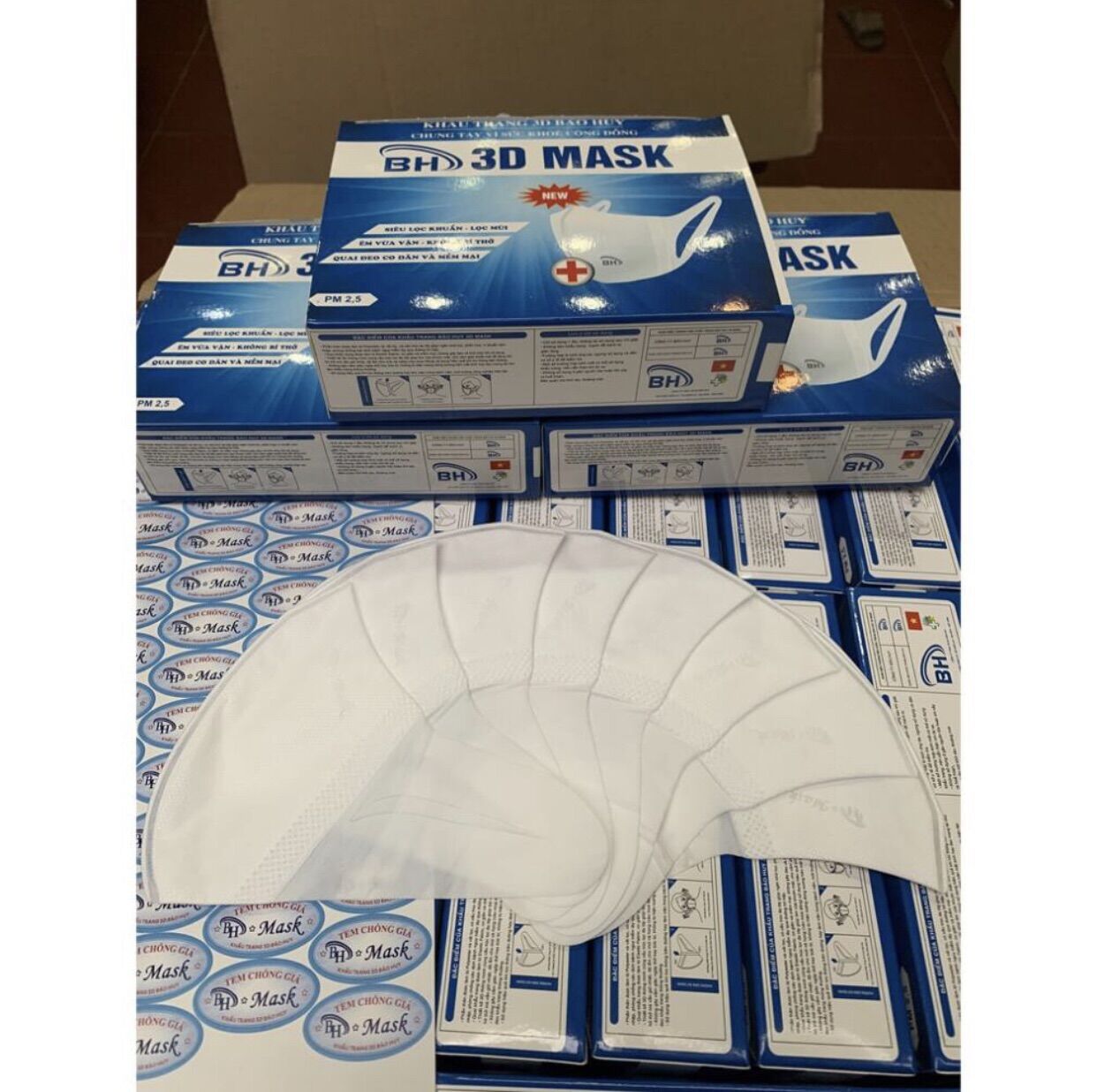 Khẩu Trang 3d mask hộp 50 chiếc
