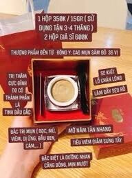 [HCM]cao mụn sâm đỏ  15 g hũ lớn
