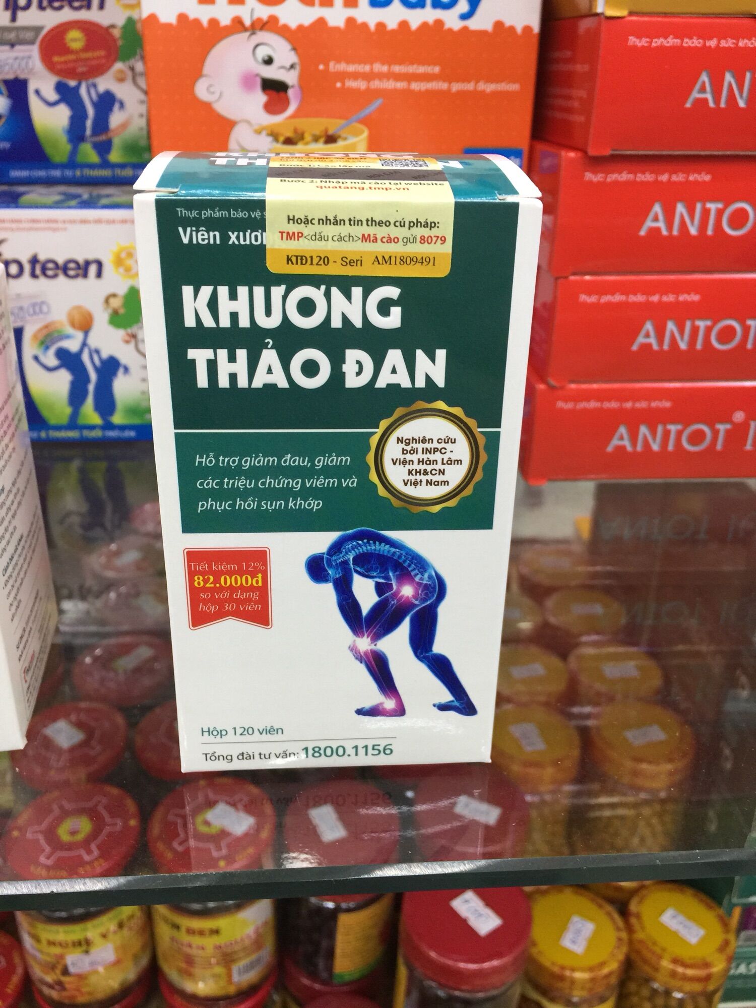 Viên uống hỗ trợ khớp Khương Thảo Đan