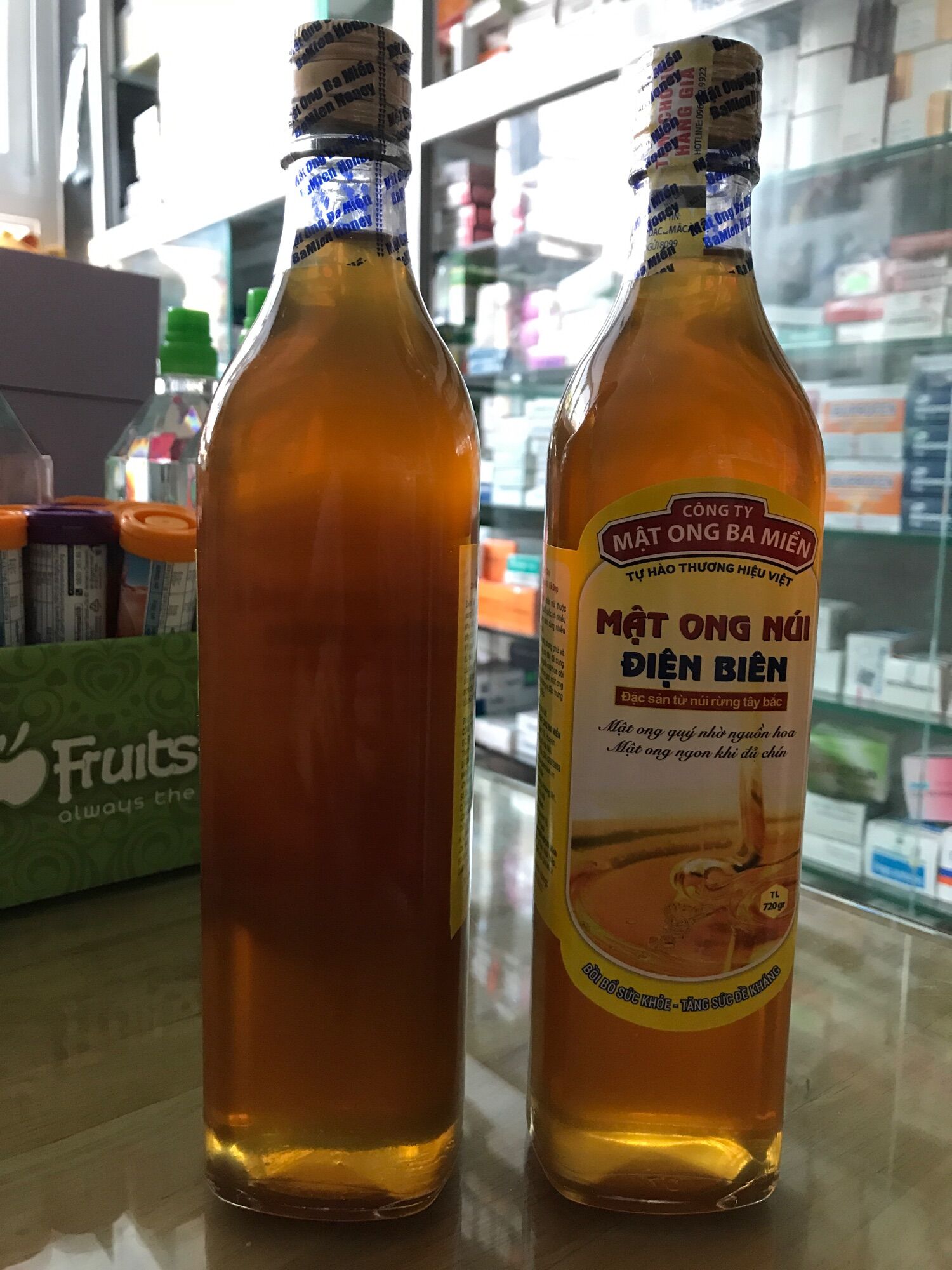 [ HÀNG CHÍNH HÃNG] Mật ong núi điện biên chai 720g