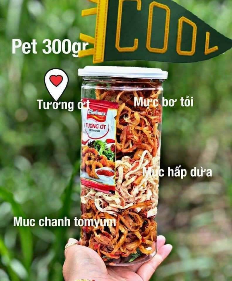 Mực mix 3 vị 300gr