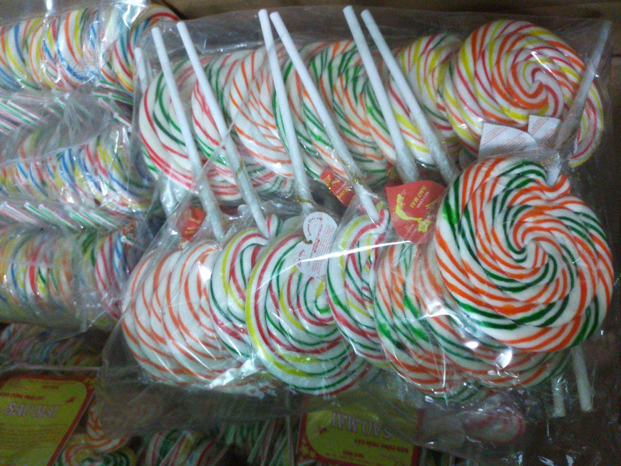 KẸO MÚT CẦU VÒNG TRÁI CÂY SAO MAI CÂY LỚN COMBO 10 CÂY