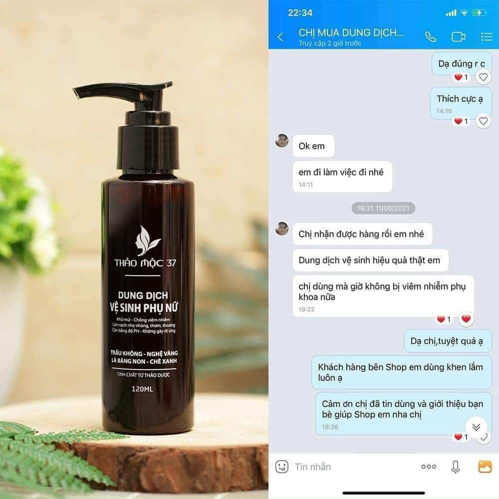Dung Dịch Vệ Sinh Thảo Mộc 37