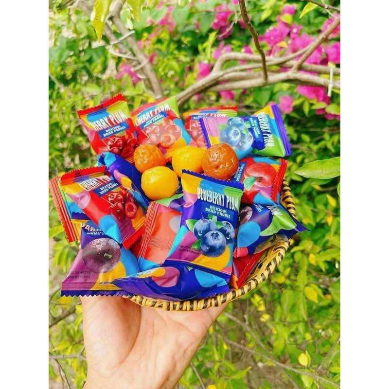 Ô mai colorful plum mix vị 408g/gói