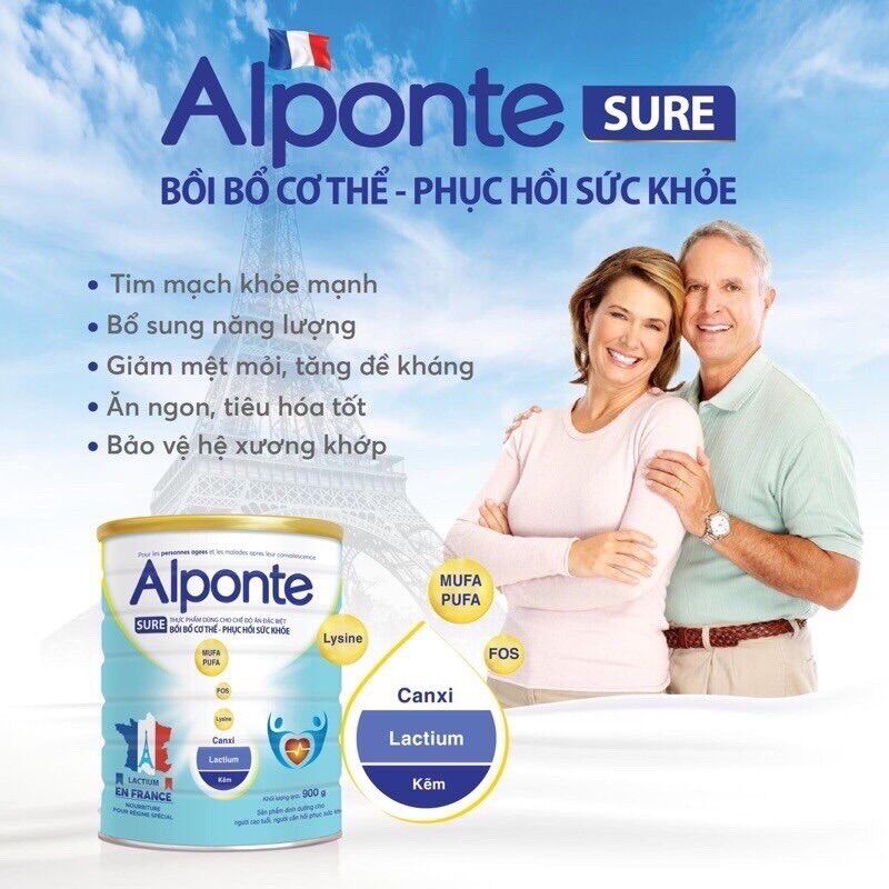 Sữa bột Alponte Sure lon 800g