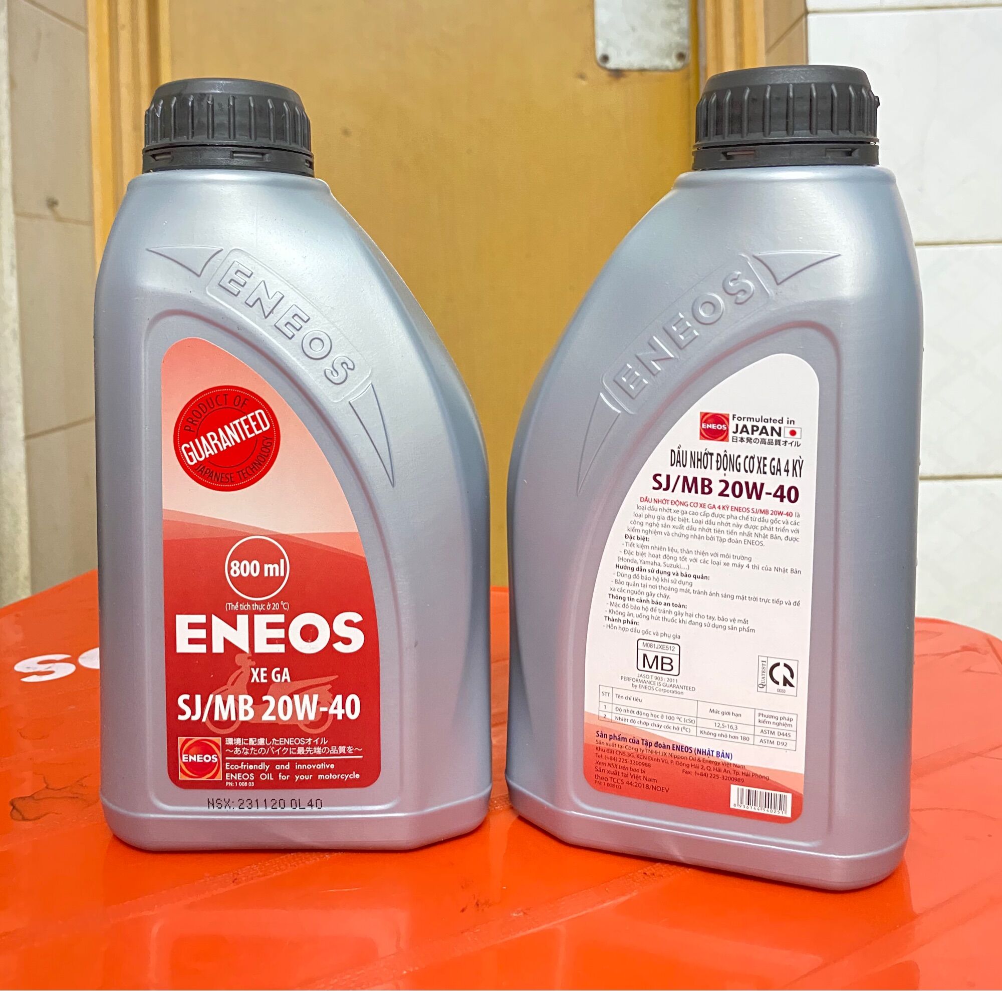 Dầu nhớt Eneos xe ga SJ 20W-40