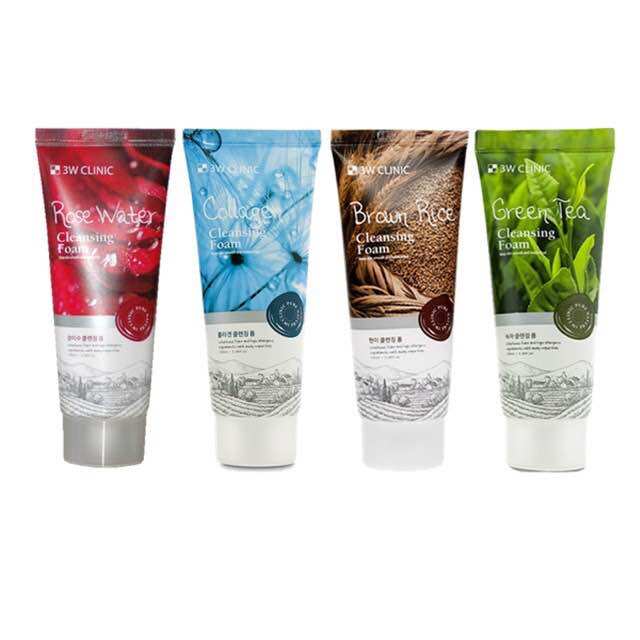 Sữa rửa mặt 3w clinic 100ml cleasing foam hàn quốc
