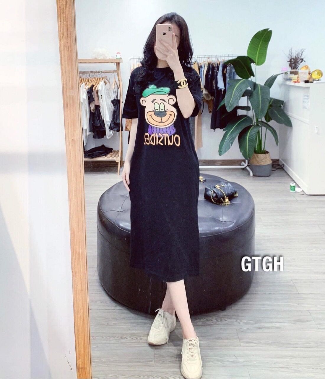 [HCM]Đầm bầu suông cotton oursider dễ thương