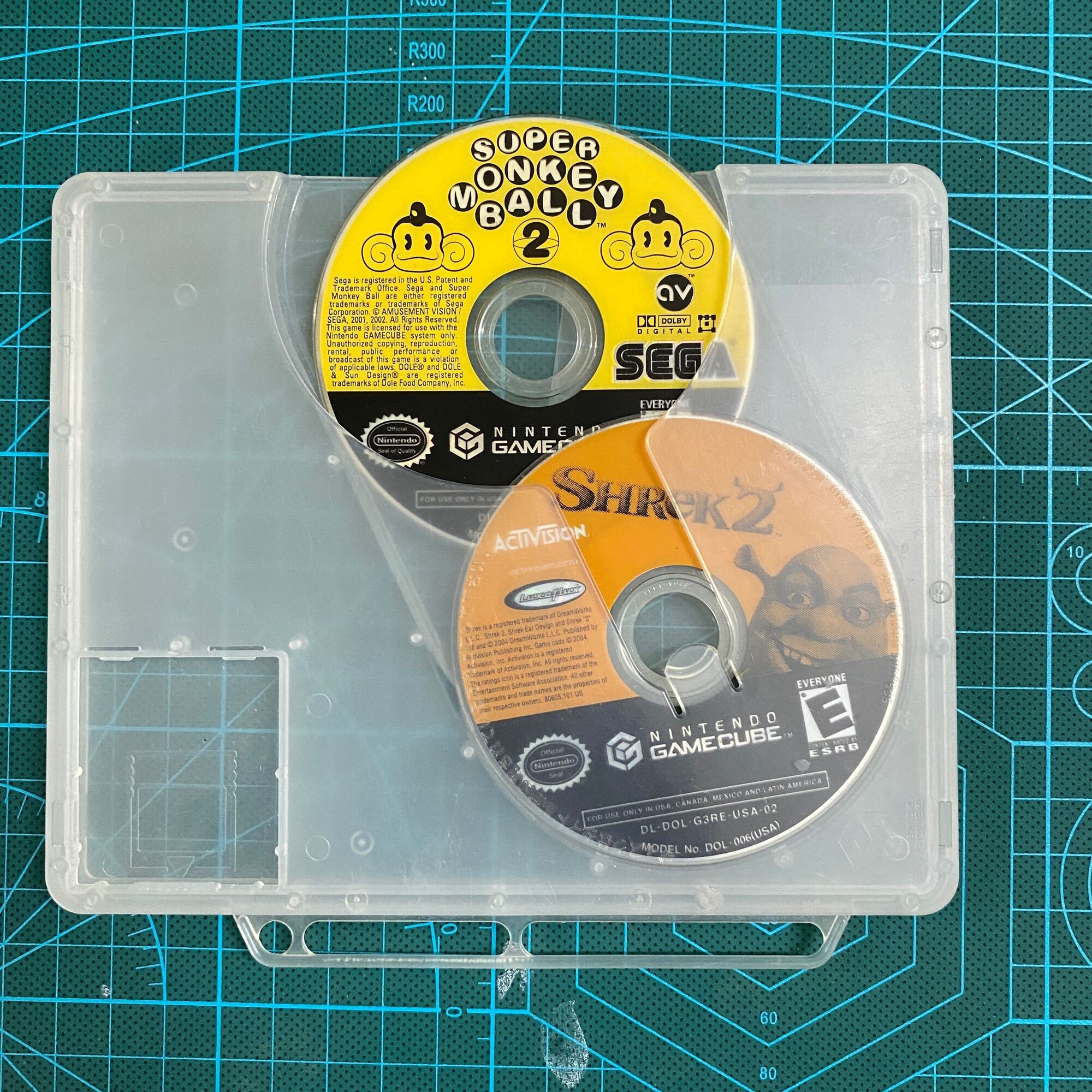 Combo đĩa game Super Monkey & Shrek Gamecube hệ US