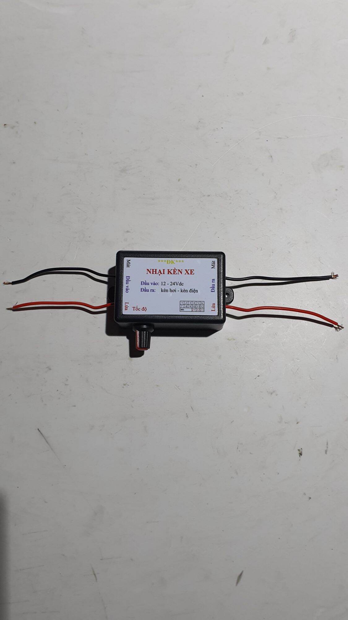 Nhại còi ô tô 12v/24v