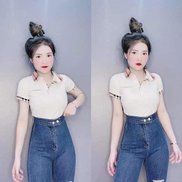 quần jean lưng cap cao co dãn 2 nút ( 1 nút )