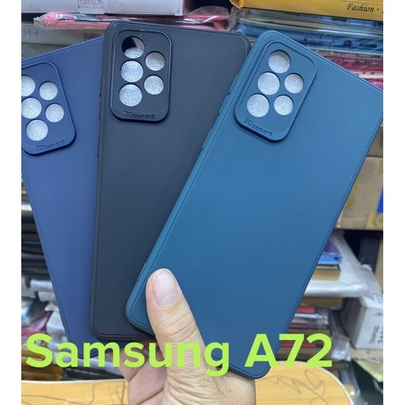 Ốp lưng Samsung A72 dẻo màu sịn bảo vệ Camera