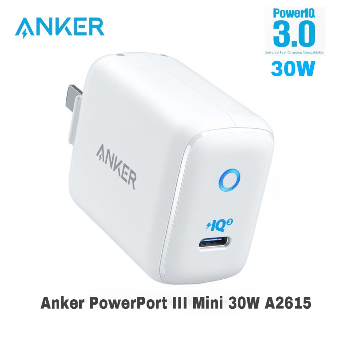 Sạc Anker PowerPort III Mini 30W A2615 Power IQ3.0 Chính Hãng Anker A2615