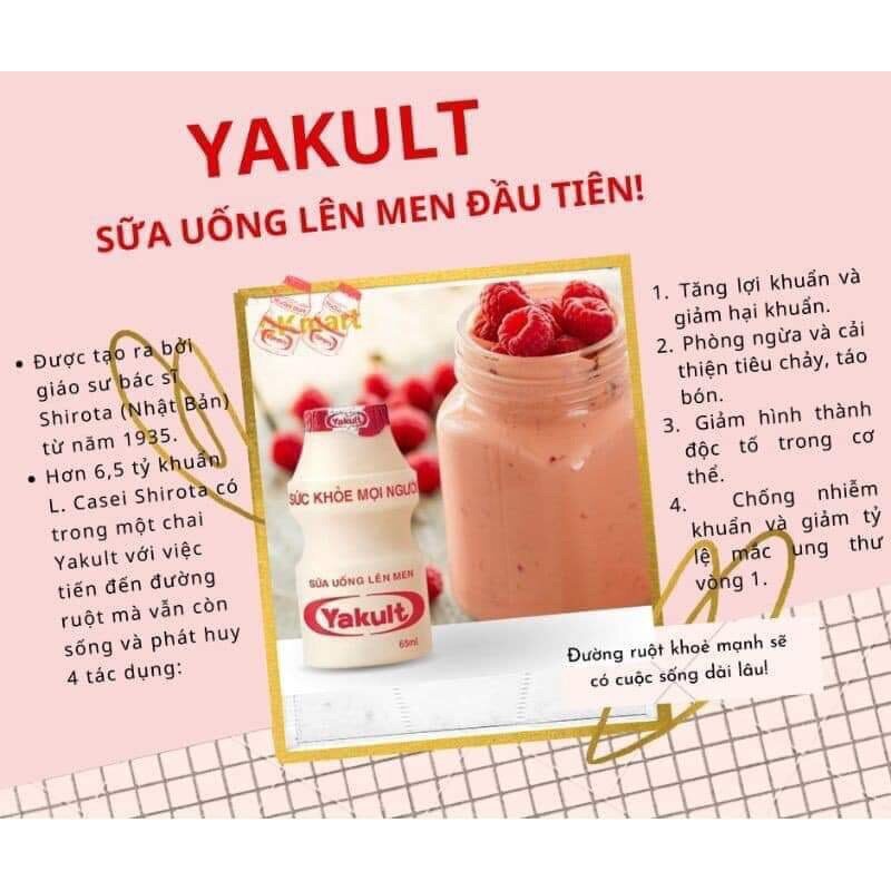 yakult ít đường 50 chai (10 lốc)