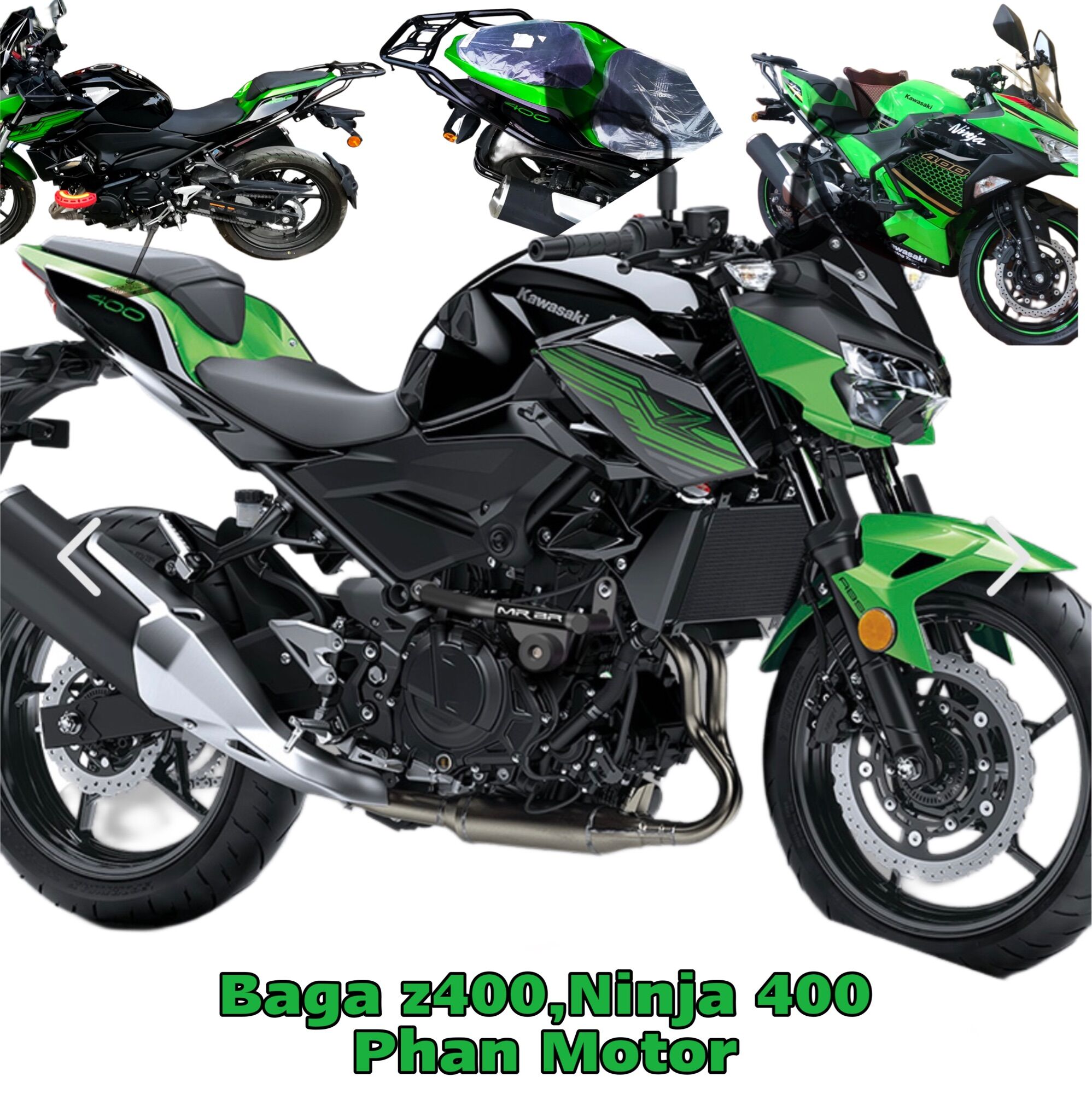 Baga siêu tải Kawasaki z400,Ninja400