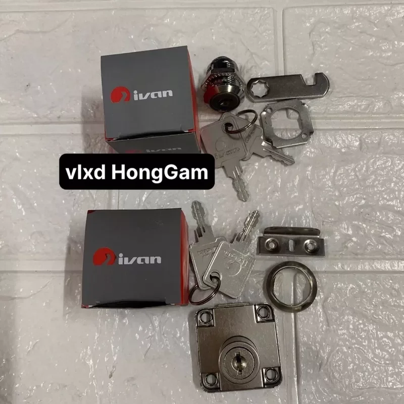Khoá tủ IVAN đủ size 20mm,30mm - Hàng chính hãng IVAN 100%.