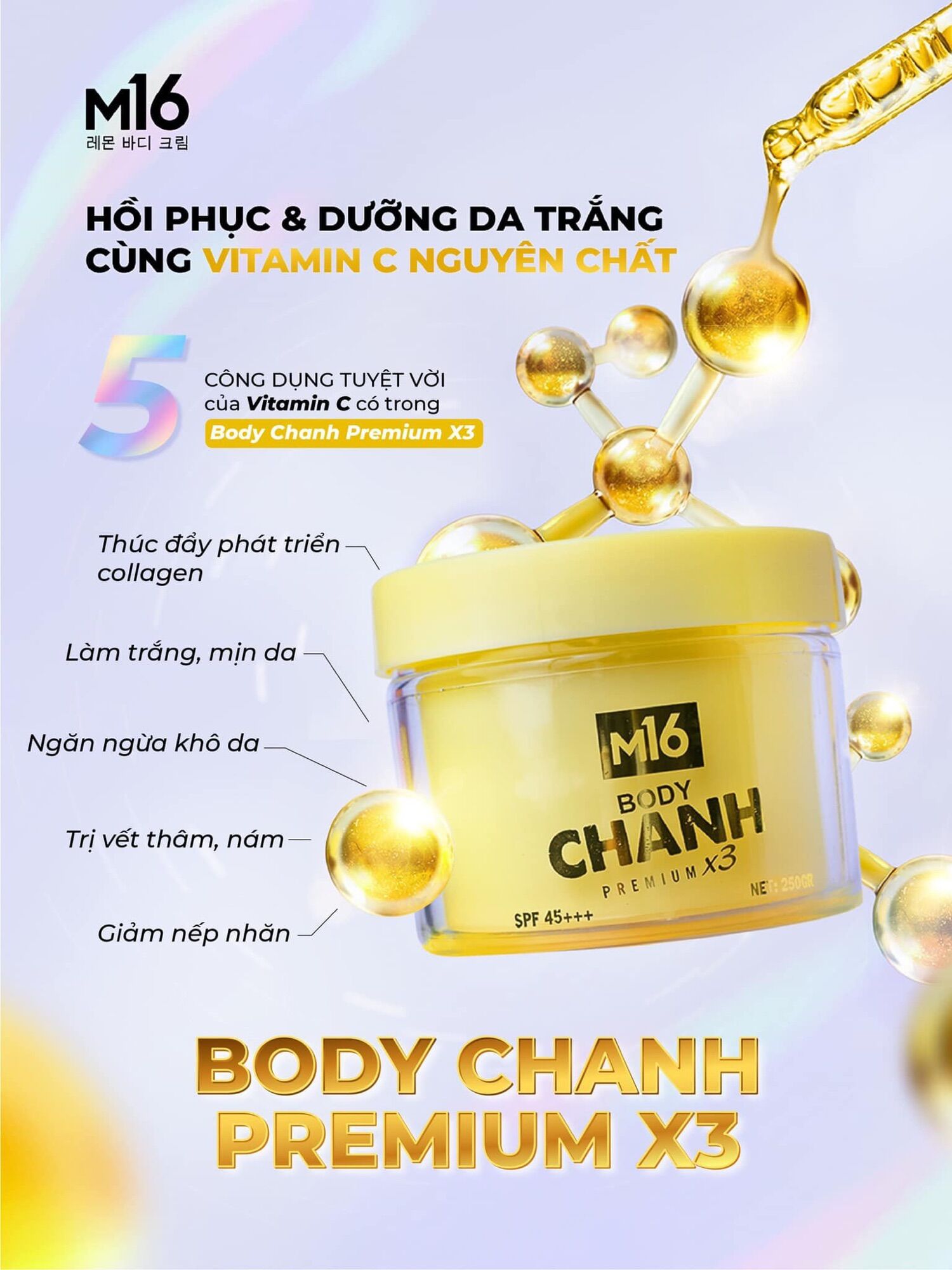 [HCM]Kem Body Chanh M16 Chính Hãng 100%